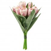 картинка SMYCKA СМИККА Искусственный букет - д/дома/улицы/Тюльпан розовый 35 см от магазина Wmart