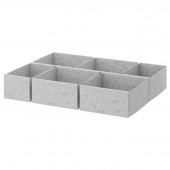 картинка КОМПЛИМЕНТ Коробка, 6 шт., светло-серый, 75x58 см от магазина Wmart