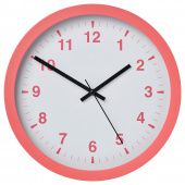 картинка ЧАЛЛА Настенные часы, розовый, 28 см от магазина Wmart