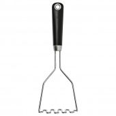 картинка IKEA 365+ HJÄLTE ИКЕА 365+ ЙЭЛТЕ Толкушка для картофеля - нержавеющая сталь/черный от магазина Wmart