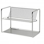 картинка ОРДНИНГ Сушилка посудная, нержавеющ сталь, 50x27x36 см от магазина Wmart