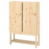 картинка IVAR ИВАР Стеллаж с 1 шкафчиком - сосна 80x30x120 см от магазина Wmart