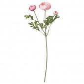картинка СМИККА Цветок искусственный, лютик, розовый, 52 см от магазина Wmart
