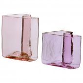 картинка KARISMATISK КАРИСМАТИСК Набор ваз,2 штуки - розовый от магазина Wmart
