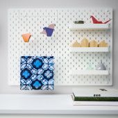 картинка СКОДИС Настенная панель, комбинация, белый, 76x56 см от магазина Wmart