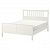 картинка HEMNES ХЕМНЭС Каркас кровати - белая морилка 160x200 см от магазина Wmart