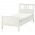 картинка HEMNES ХЕМНЭС Каркас кровати - белая морилка/Леирсунд 90x200 см от магазина Wmart