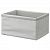 картинка BAXNA БАКСНА Органайзер - серый/белый 26x34x18 см от магазина Wmart