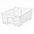картинка САМЛА Контейнер, прозрачный, 39x28x14 см/11 л от магазина Wmart