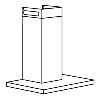 МАТЭЛСКАРЕ Колпак вытяжного шкафа стенн крепл, черный, 60 см