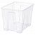 картинка SAMLA САМЛА Контейнер - прозрачный 39x28x28 см/22 л от магазина Wmart
