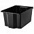 картинка ГЛЕС Контейнер, черный, 28x38x20 см магазин Wmart являющийся официальным дистрибьютором картинка ГЛЕС Контейнер, черный, 28x38x20 см от магазина Wmart