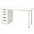 картинка LAGKAPTEN ЛАГКАПТЕН / ALEX АЛЕКС Письменный стол - белый 140x60 см от магазина Wmart