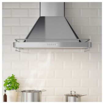 ФОЛЬЙЭНДЕ Колпак вытяжного шкафа стенн крепл, нержав сталь
